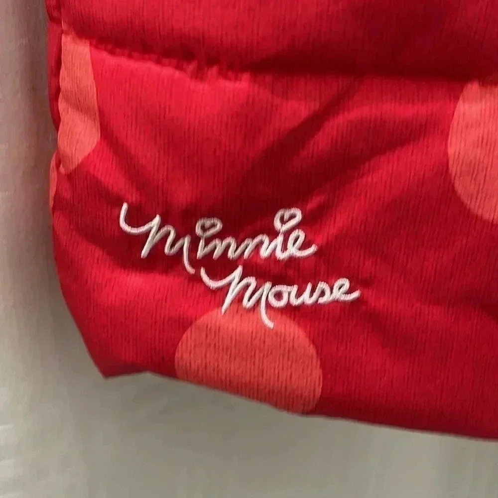 Disney Minnie Mouse hooded vest red 4T - Picture 4 of 7